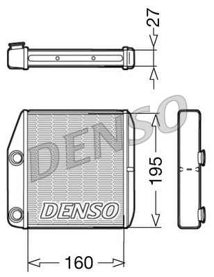 Heat Exchanger, interior heating (DRR09075)