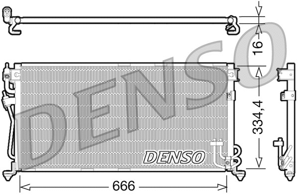 Condenser, air conditioning (DCN45002)