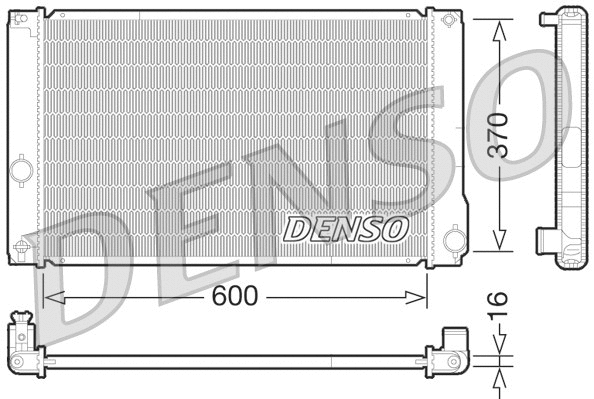 Radiator, engine cooling (DRM50076)
