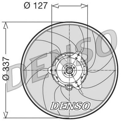 Fan, engine cooling (DER21004)