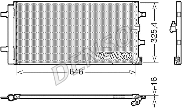 Condenser, air conditioning (DCN02041)