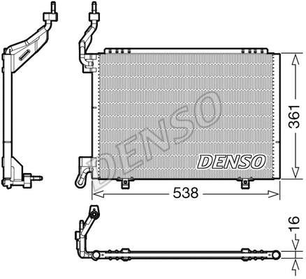 Condenser, air conditioning (DCN10038)