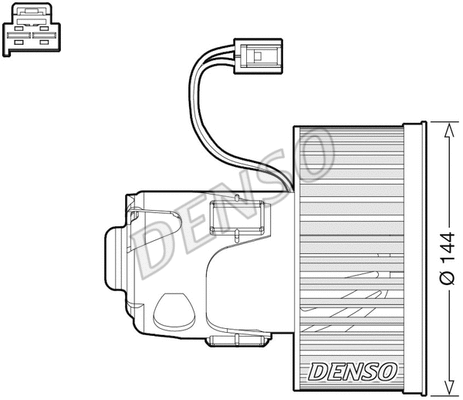 Interior Blower (DEA05008)