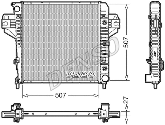Radiator, engine cooling (DRM06033)