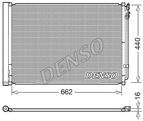 Condenser, air conditioning (DCN05032)