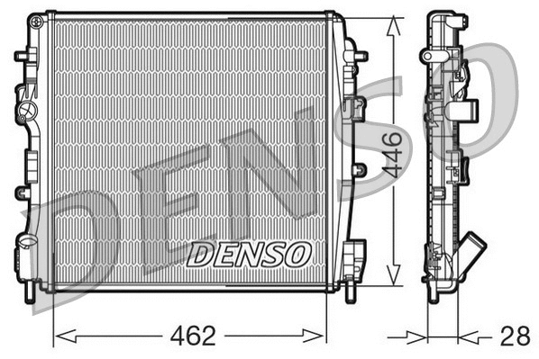 Radiator, engine cooling (DRM23018)