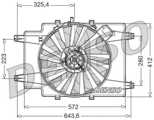 Fan, engine cooling (DER01007)