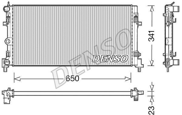Radiator, engine cooling (DRM02015)