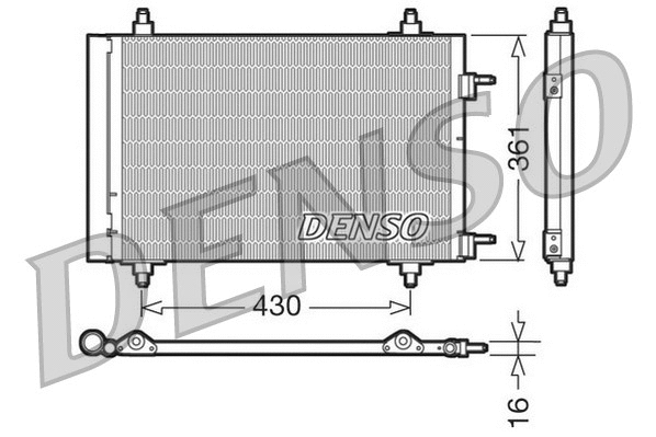 Condenser, air conditioning (DCN07019)