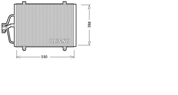 Condenser, air conditioning (DCN23003)