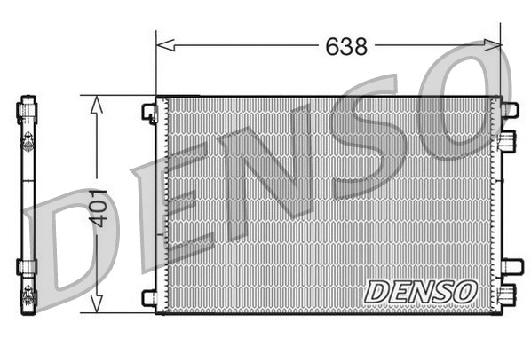 Condenser, air conditioning (DCN23012)