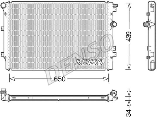 Radiator, engine cooling (DRM32046)