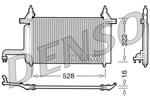 Condenser, air conditioning (DCN09130)