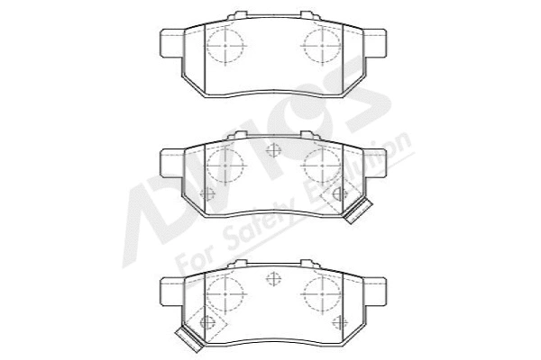 Brake Pad Set, disc brake (C2N147Y)