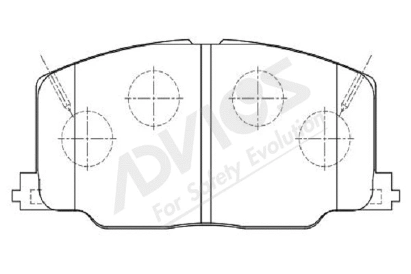 Brake Pad Set, disc brake (A1N038Y)