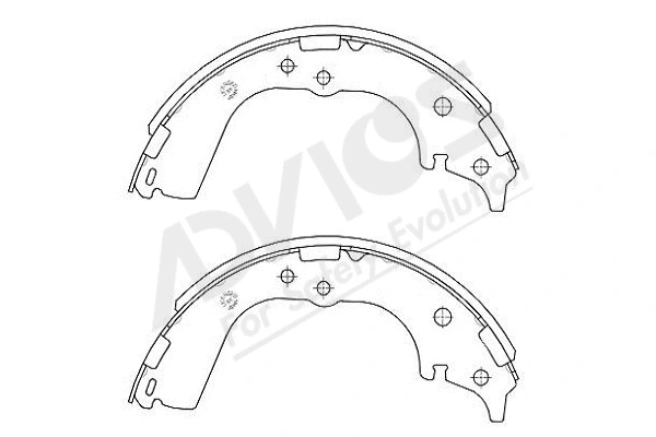 Brake Shoe Set (A8N029Y)