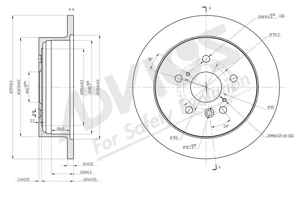 Brake Disc (A6R758)