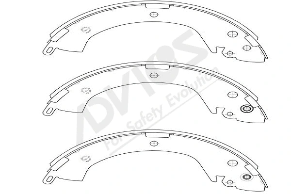Brake Shoe Set (D8N003Y)