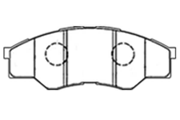 Brake Pad Set, disc brake (A1N135)
