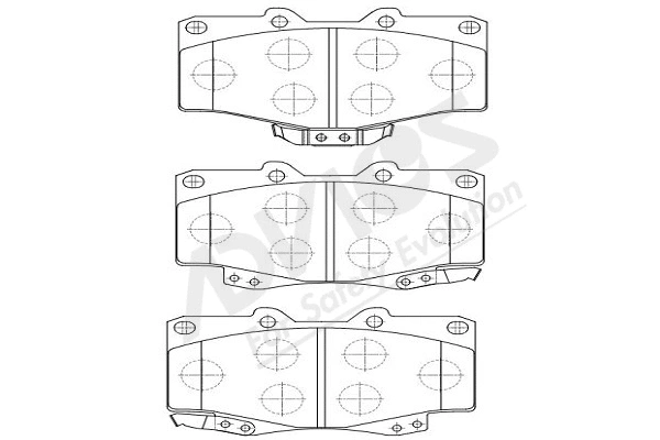 Brake Pad Set, disc brake (A1N021Y)