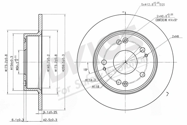 Brake Disc (C6R248)