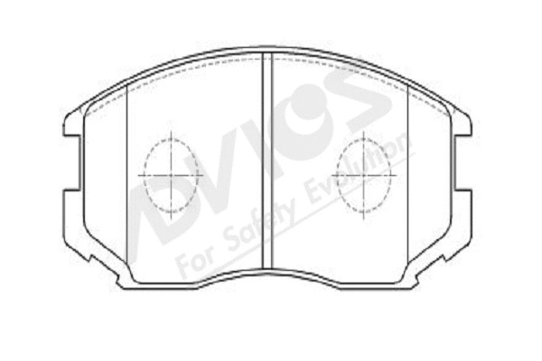 Brake Pad Set, disc brake (D1N014Y)