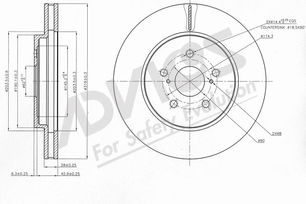 Brake Disc (A6F115)