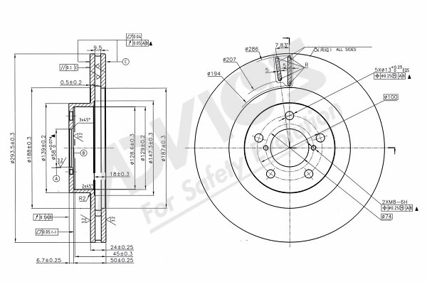 Brake Disc (F6F347)