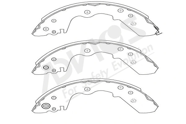 Brake Shoe Set (J8N002Y)