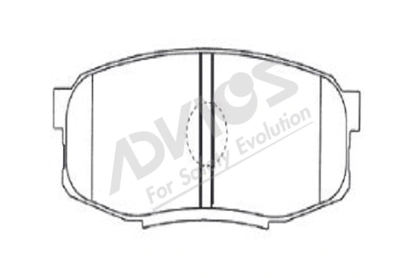 Brake Pad Set, disc brake (A2N159)