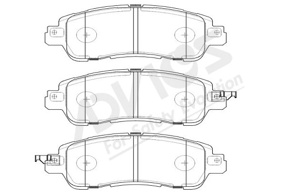 Brake Pad Set, disc brake (E1N110Y)