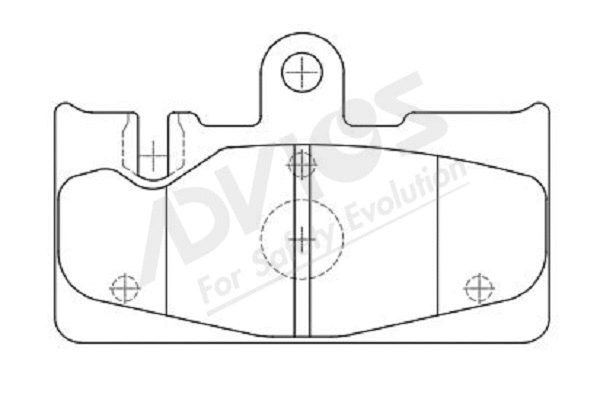 Brake Pad Set, disc brake (A2N010Y)