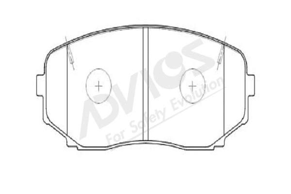 Brake Pad Set, disc brake (D1N109Y)