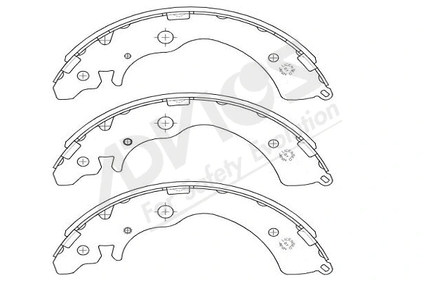 Brake Shoe Set (C8N001Y)