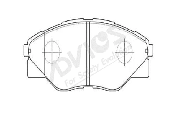 Brake Pad Set, disc brake (A1N167Y)