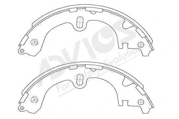 Brake Shoe Set (A8N011Y)