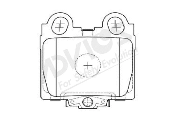 Brake Pad Set, disc brake (A2N099Y)