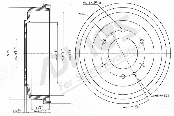 Brake Drum (D7R018)