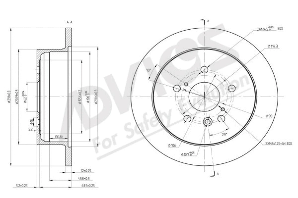 Brake Disc (A6R407)