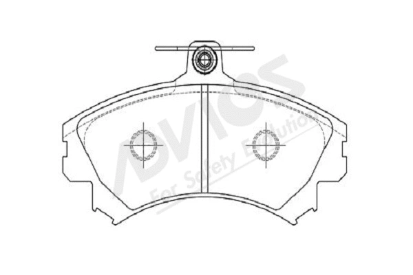 Brake Pad Set, disc brake (D1N092Y)