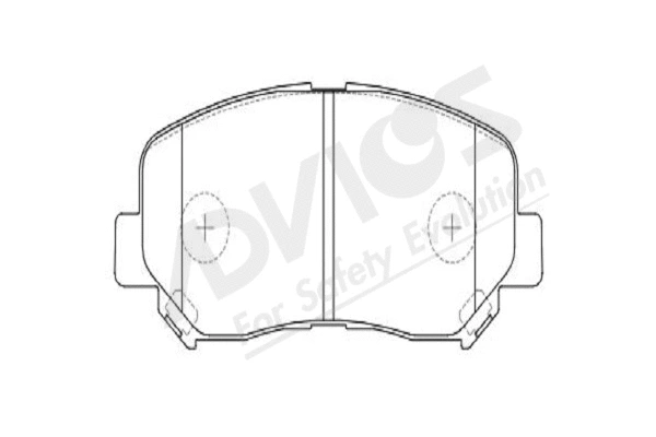 Brake Pad Set, disc brake (E1N103Y)