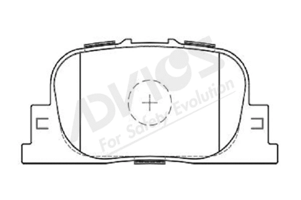 Brake Pad Set, disc brake (A2N066Y)
