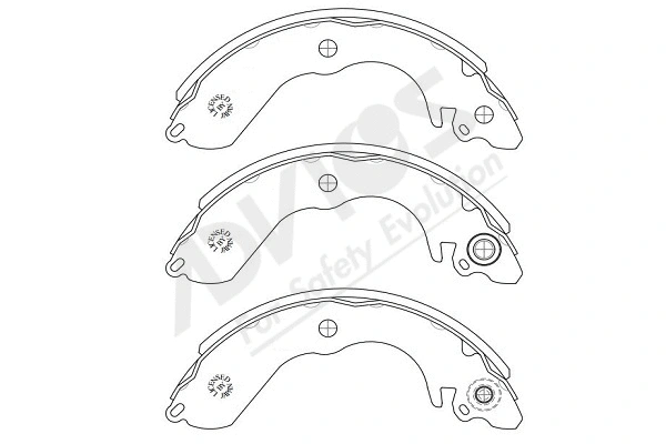 Brake Shoe Set (D8N018Y)