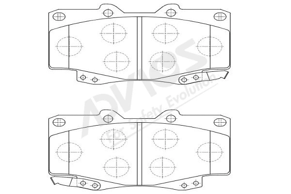 Brake Pad Set, disc brake (A1N141Y)