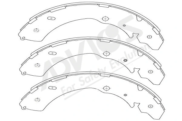 Brake Shoe Set (J8N004Y)