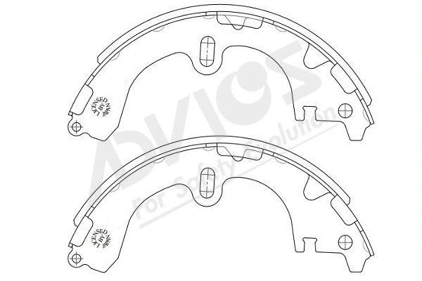Brake Shoe Set (A8N024Y)