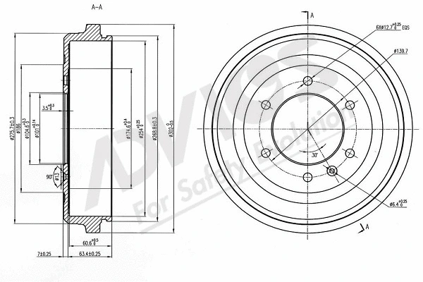 Brake Drum (J7R016)