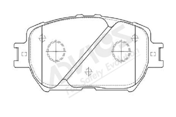 Brake Pad Set, disc brake (A1N073Y)