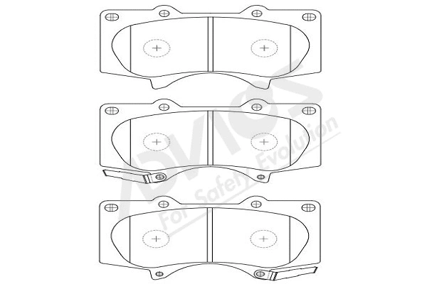 Brake Pad Set, disc brake (A1N011Y)