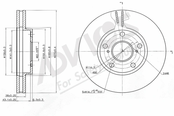 Brake Disc (A6F406)